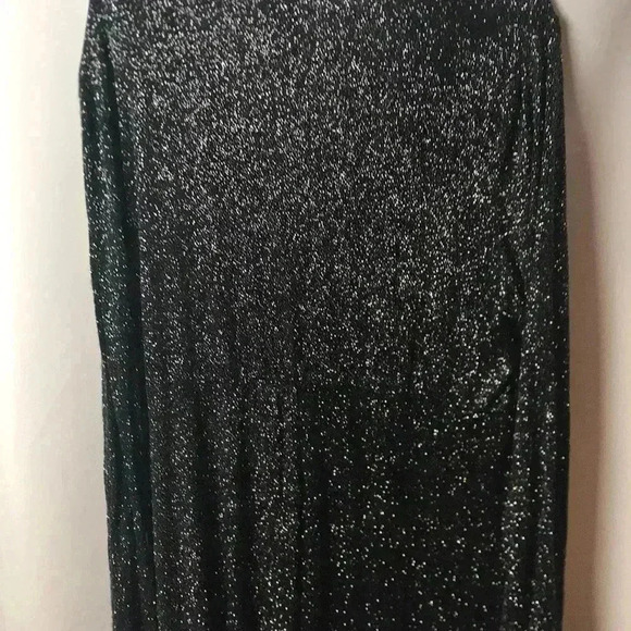 BEE DARLIN PLUS SZ JR SZ 21 BLACK GLITTER DRESS. GREAT FOR FORMAL PARTY PROM - Picture 10 of 12